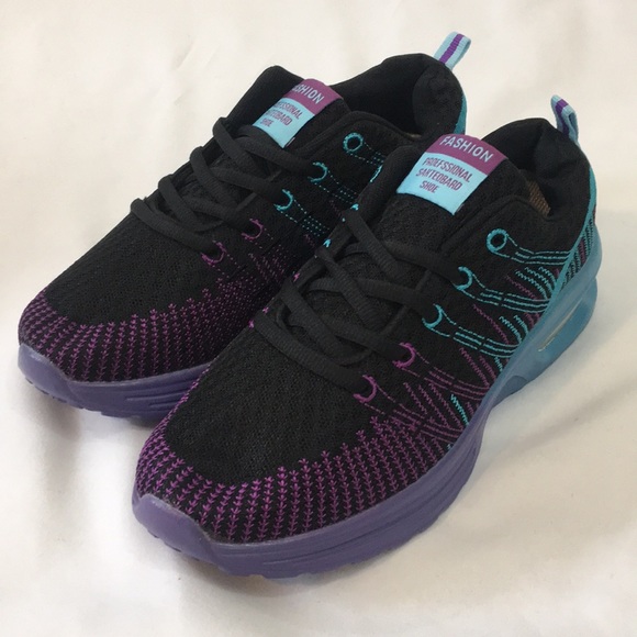 Professional skateboard shoes purple size 6.5 - Picture 2 of 6